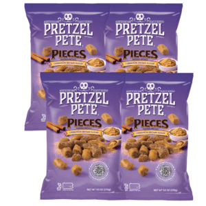 Cinnamon Brown Sugar Broken Pretzel Pieces - 9.5oz bags 4-pack