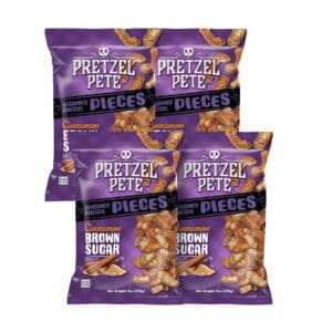 Cinnamon Brown Sugar Broken Pretzel Pieces - 9oz bags 4-pack