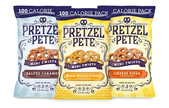 100cal-collage-1 Mini Twists Pretzels