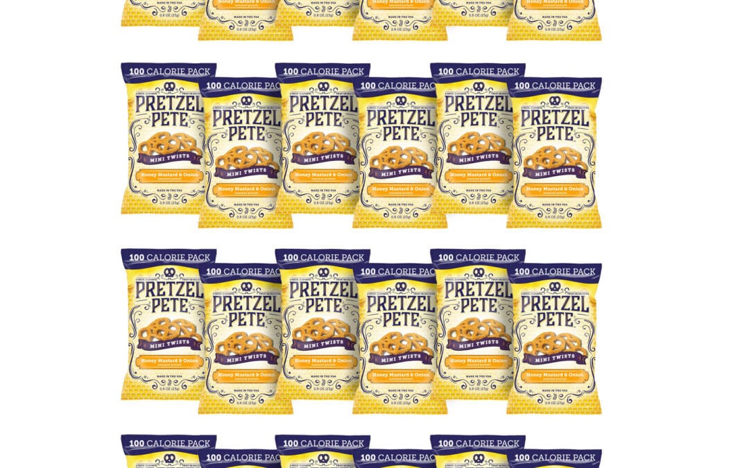Honey Mustard & Onion Mini Twists – 100 Calorie bag 24-pack